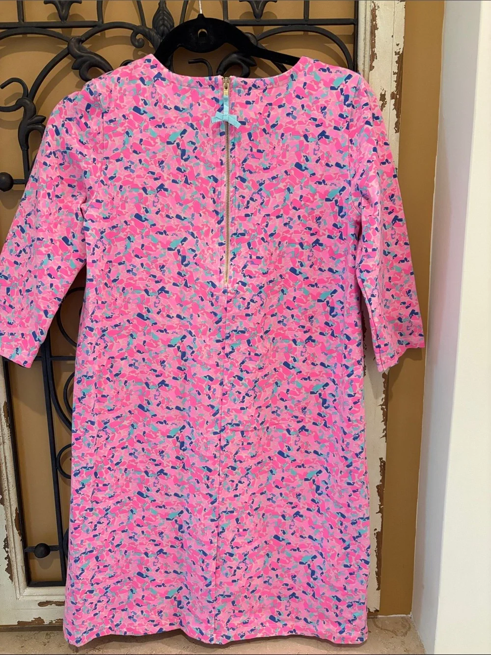 Vineyard Vines girls hot pink Whale Print Dress size XL